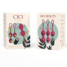 Cici Beauty - Premium Silicone 3 Perles De Kegel Vibrantes Télécommande